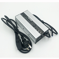 Chargeur de batterie au lithium DL-400W 48V 6A avec entrée DC/AC, protection OTP, boîtier en aluminium pour outils électriques et véhicules/vélos électriques