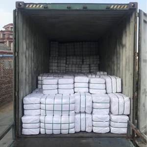 بالات نفايات قطن نسيجية خرقة صناعية من القطن الأبيض ، ملاءات سرير بيضاء مستعملة - Product Image 6