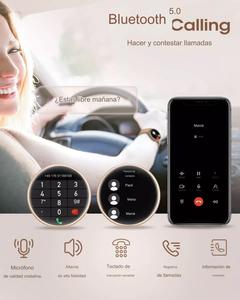 Smartwatch Para Mujer Reloj Inteligente Deportivo Pantalla amoled de 1,43 Mujere Hombre Deportivo Llamada Color De <span class=keywords><strong>La</strong></span> Correa oro - Product Image 5