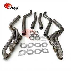 Collecteur d'échappement en acier inoxydable sur mesure, <span class=keywords><strong>prix</strong></span> usine de gros, compatible avec le moteur Mercedes Benz W204 <span class=keywords><strong>C63</strong></span> <span class=keywords><strong>AMG</strong></span> M156 6.2L V8 - Product Image 1