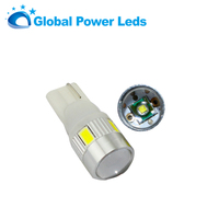 Ampoules LED Globalpowerleds T10 W5W 5630SMD 3W XPE Chip 13.5V Super Blanc Pur, Feux de Position Latéraux de Voiture 24V, Garantie 2 Ans