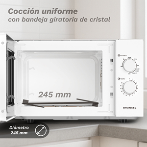 Forno a Microonde Grunkel 25L con Grill 1000W - Product Image 1