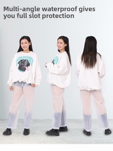 <span class=keywords><strong>Pantalon</strong></span> de <span class=keywords><strong>pluie</strong></span> long en EVA style coréen, épaissi, portable, non jetable, pour hommes et femmes, idéal pour la randonnée et le rafting (mi-corps) - Product Image 6