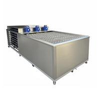 Machine à fabriquer des blocs de glace / briques de glace de haute qualité, refroidissement par air, 2T / 24H, 40 pièces / 4H, 25 kg chacune, fabrication en usine de glace