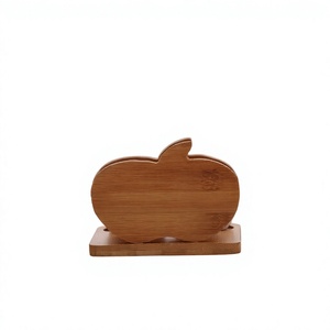 Meilleures ventes : Anneaux de serviette de luxe en bois poli, écologiques, durables, nouveau design, organisateur de table pour fêtes, en stock - Product Image 1