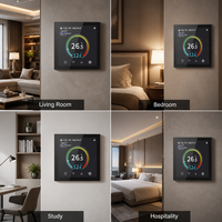 Termostato Inteligente WiFi con Pantalla Táctil TFT a Color de 2.8 Pulgadas para Calefacción por Suelo Radiante y Caldera de Gas, Compatible con Matter/Alexa/Google, 16A/3A - Hysen OEM/ODM