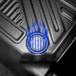 Alfombrillas Antideslizantes de TPE 5D para Auto, Alfombras Personalizadas para Pilot, Color Negro, Marca KQD, 1 Año de Garantía, Venta al Por Mayor de Fábrica - Product Image 6