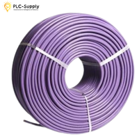 Cable Profibus DP 6XV1830-0EH10 RS485 Blindado de 2 Hilos, Color Morado, para Comunicación en Automatización Industrial