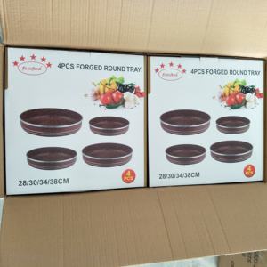 Plat à four rond en <span class=keywords><strong>granit</strong></span> pour la cuisson et la cuisine, 24/28/30/32/34/36/38 CM - Product Image 6