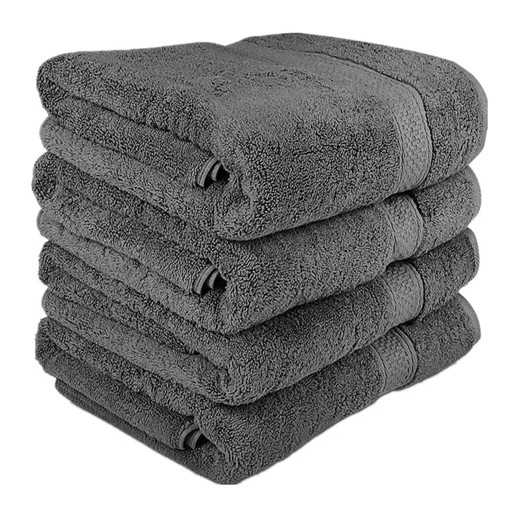 Toalha de banho de pelúcia algodão, conjunto de toalha de banho para hotel monografado