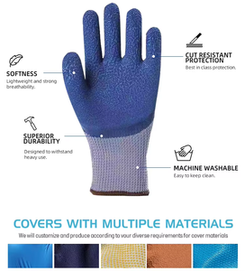 Gants industriels antidérapants en caoutchouc éponge, résistants au froid, durables, en silicone et sans poudre, personnalisables, vente en gros - Product Image 2