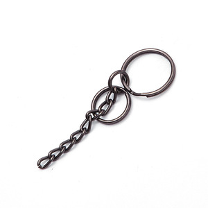 โซ่พวงกุญแจสแตนเลส 8 ข้อ ชุบโครเมียม สำหรับใช้ในบ้าน อะไหล่ DIY แบบกำหนดเอง - Product Image 3
