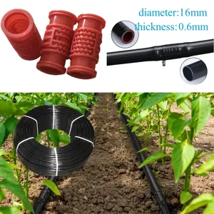Agricultural Farm 16mm Cylindrical Drip Irrigation Pipe LDPE Drip Tube Made Of Polyethylene For Drip Irrigation System