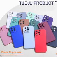 Funda Protectora para Teléfono de TPU Suave de Color Puro, Paquete Completo, para iPhone 18 17 16 Pro Max, Impermeable y Resistente a Golpes