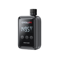 Pompe à air électrique portable miniature HW125 pour vélo, personnalisation de la marque, 150 PSI, gonfleur à air haute pression, plastique Presta pour pneu