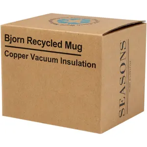 Taza Bjorn de acero reciclado, merchandising sostenible - Product Image 5