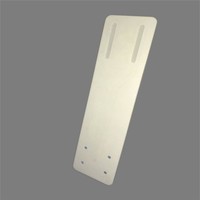 Pince de préhension pour plaquettes semi-conductrices en céramique d'alumine, usinée sur mesure par dessin, pour bras robotisé de préhension sous vide, avec trous de montage