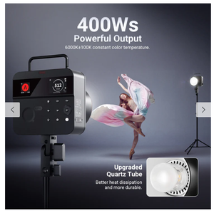 Flash stroboscopique extérieur <span class=keywords><strong>NEEWER</strong></span> Q4PRO 400Ws 2.4G TTL - Product Image 2
