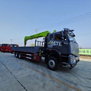 Vente directe d'usine - Camion Sinotruk Ho Wo 6x4 équipé d'une grue à bras articulé Zoomlion de 14 tonnes à 5 sections pour le chargement et le déchargement en port - Product Image 4