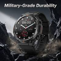 K56PRO Runde Smartwatch 1,39 Zoll IPS-Bildschirm 400mAh Langzeit-Standby-Akku Anruffunktion Sport-Smartwatch
