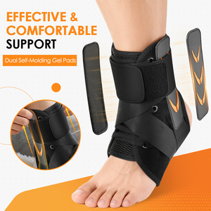 Penyangga Pergelangan Kaki untuk Olahraga Basket, Pelindung Kaki, Penyangga Cedera Keseleo, Pembalut Kaki, Penyangga Pergelangan Kaki untuk Kaki Jatuh, Penstabil Pergelangan Kaki - Product Image 2