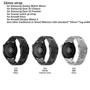 Correa de titanio ultraligera para reloj inteligente, accesorios para SAMSUNG galaxy <span class=keywords><strong>watch</strong></span> <span class=keywords><strong>3</strong></span> , <span class=keywords><strong>HUAWEI</strong></span> <span class=keywords><strong>watch</strong></span> <span class=keywords><strong>gt</strong></span> <span class=keywords><strong>3</strong></span> <span class=keywords><strong>pro</strong></span> - Product Image 3