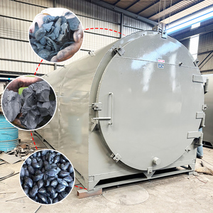 Machine à Charbon Écologique Économique en Carburant, Machine de Fabrication de Charbon à partir de Sciure, Usine de <span class=keywords><strong>Pyrolyse</strong></span> Robuste pour Coques de Noix de Coco et Bois - Product Image 4