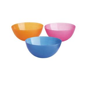 Bol en plastique de haute qualité de forme ronde, bol à salade pour restaurant, récipient alimentaire - Product Image 1