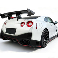Kit carrosserie semi-carbone pour Nissan GTR R35 2008-2017 : pare-chocs avant et arrière, jupes latérales, calandre, capot moteur