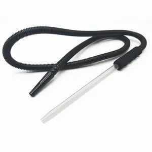 Portable Shisha Pipe 1.5m/1.8m Glass Handle Hookah Pipe Disposable Hose Hookah Wholesale Disposable Hookah Hose