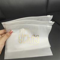 PVC PE sac t-shirt vêtements emballage curseur fermeture éclair compostable fermeture éclair sac pour l'emballage de vêtements