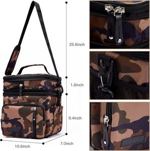 Échantillon gratuit de vin 840D, logo personnalisé en couleur, glacière de randonnée en TPU, glacière portable souple à parois souples avec glacière en TPU - Product Image 4