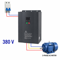 Convertisseur de fréquence 37KW 55KW 380V, variateur de fréquence AC haute performance pour applications de compresseurs, souffleurs et pompes à eau