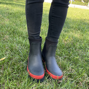 Modische Anpassbare Damen <span class=keywords><strong>Chelsea</strong></span> Gummistiefel Wasserdicht Rutschfest Knöchelhoch Neopren Gummi Regenstiefel Sommer/Winter - Product Image 2