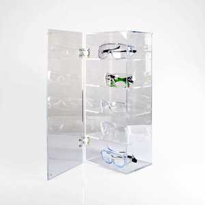 Comptoir Transparent 360 Rotation Bijoux Affichage Fumée Rack Cabinet avec Serrure et Clé Acrylique Jewel Box - Product Image 4