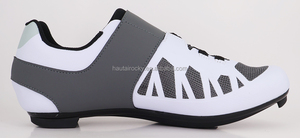 Chaussures de cyclisme sur route personnalisées OEM avec deux boucles rotatives, doublure en mesh respirant thermosoudé TPU, semelle antidérapante en nylon TPU. - Product Image 2