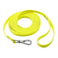 Laisse de dressage de chien imperméable et durable 5-50ft palangre légère avec fermoir solide pour l'entraînement en plein air Beach Yard Play