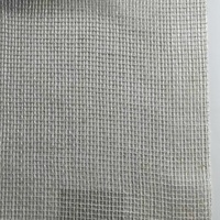 Tissu de rideau en voile blanc respirant 100% polyester tissé pour chambre à coucher