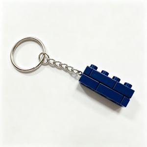Porte-clés en forme de brique BLOCKMOC 1×4, porte-clés coloré en forme de bloc de construction, accessoire en plastique pour porte-clés, idéal pour les cadeaux de fête - Product Image 6