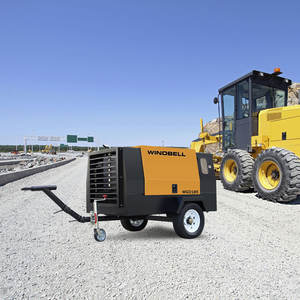 Мощный мобильный портативный дизельный воздушный компрессор 5 м³/мин (185 куб. футов/мин) промышленный винтовой компрессор - Product Image 1