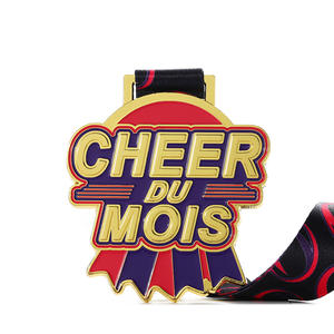 Medallón de Metal de Aleación de Zinc para Carnaval, Medalla de Carnaval con Cinta, Artesanía de Esmalte Suave, Hecho Personalizado en China - Product Image 1