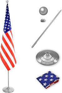 Nouveau produit, usine chinoise, vente de mât de drapeau, prix bas, haute qualité, livraison rapide, drapeau de bureau intérieur sur pied - Product Image 2