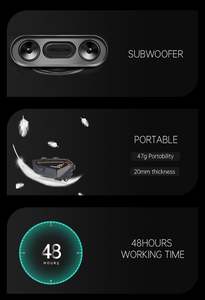 Casque Bluetooth FreedConn pour <span class=keywords><strong>moto</strong></span> F1, écouteurs pour casque, haut-parleur avec basses puissantes, 1100mAh, étanche IP67, interphone pour <span class=keywords><strong>moto</strong></span> - Product Image 6