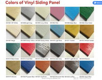 Paneles de Pared Exterior de PVC Anti-UV Revestimiento de Vinilo de Larga Duración para Decoración Moderna de Casas, Cabañas, Cobertizos de Jardín y Edificios de Oficinas