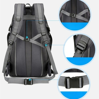 Sac à dos de randonnée imperméable 60L, sac de voyage polyvalent, sac de sport, sac de trekking, sac de camping pour hommes et femmes, mochila de senderismo