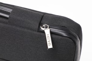 Housse d'ordinateur portable de voyage d'affaires avec logo personnalisé, sacoche avec poignée, étui pour ordinateur portable en polyester imperméable pour ordinateurs portables de 15,6 pouces - Product Image 6