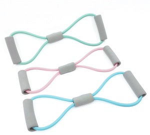 8 tubes élastiques de résistance Fitness avec poignées pour étirer les bras et les épaules de la poitrine - Product Image 1