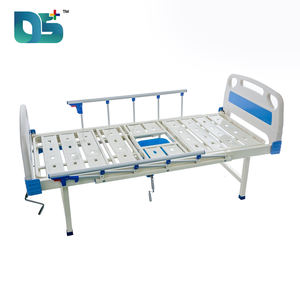 Lit manuel pliable à rails en alliage réglables, base à lattes renforcée en ABS pour maison de retraite, double fonction, 2050900550 mm - Product Image 3