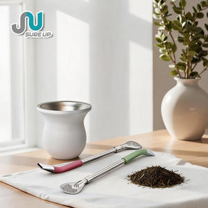 Cuchara Filtradora de Acero Inoxidable 304 de Grado Alimenticio para Yerba Mate, Infusor Reutilizable para Beber Mate, Servicios Personalizados - Product Image 5