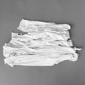 Trapos de Limpieza de Algodón Blanco, Trapos de Camiseta Blancos, Trapos de Algodón para Limpieza Industrial - Product Image 1